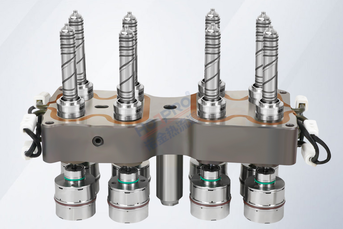 一（yī）出八（bā）针阀式热流道系统