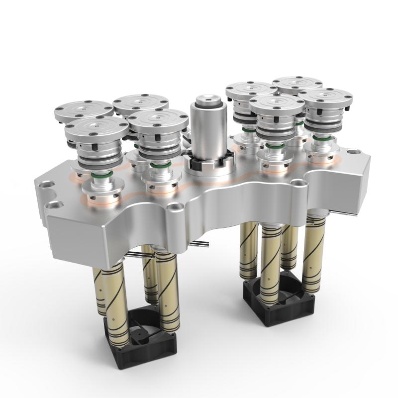 注射模整體式（shì）熱流道係統的安（ān）裝和調整（zhěng）比壓力連接式熱（rè）流道係統簡單得多（duō）